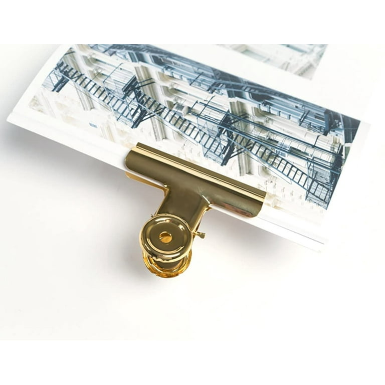 Keboyoe 49 Pièce Couleur Pince Bulldog Métal Bulldog Clips