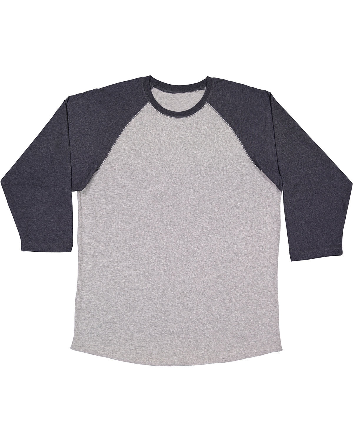 Aquaguard 100% Cotton Men's Vintage Baseball T-Shirt crew neck tee (3 Pack) - Small - VN Heather/VN NAVY