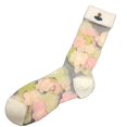thumbnail image 5 of Calcetines de media pantorrilla de seda de vidrio ultrafinos para mujer, calcetines de moda versátiles con bloques de Color a la moda, ligeros de lujo, de un solo salto, 5 of 5