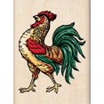 thumbnail image 2 of Inkadinkado Rooster Wood Stamp, 2 of 2