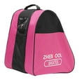 thumbnail image 1 of jinwen Sac à Chaussures de Patinage Portable Bandoulière Réglable et Poignée Supérieure Sac à Main Rose Rose Demi-Maille, 1 of 9