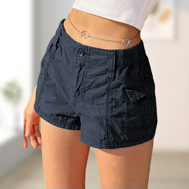 Jeans Para Mujer Shorts De Mezclilla Para Mujer Corte Moderno