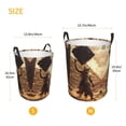 thumbnail image 2 of Laundry Basket, Egyptian Cat Pharaoh Magic Laundry Hamper Waterproof Laundry Bag Clothes Hamper Laundry Bin with Handles for Bedroom, Living Room, Kids Room, 2 of 6
