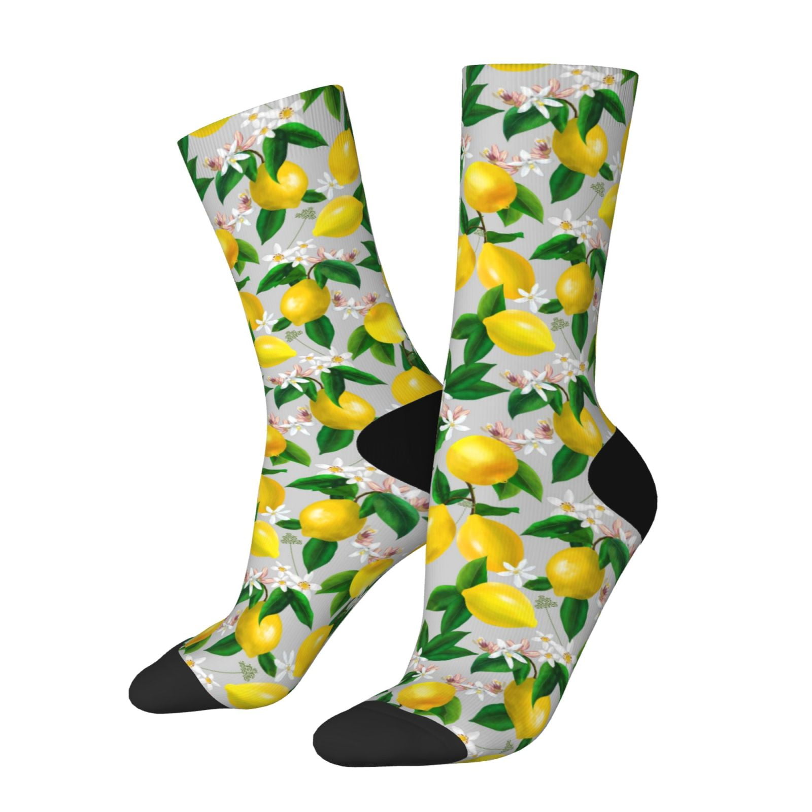 Lsque Lemon1 Chaussettes pour Hommes, Douces Durables Respirantes Évacuant l'Humidité avec Contrôle des Odeurs en Coton