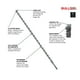thumbnail image 2 of Juego de brocas para martillos perforadores BOSCH HCK005 SDS-Plus Bulldog de 5 piezas, 2 of 7