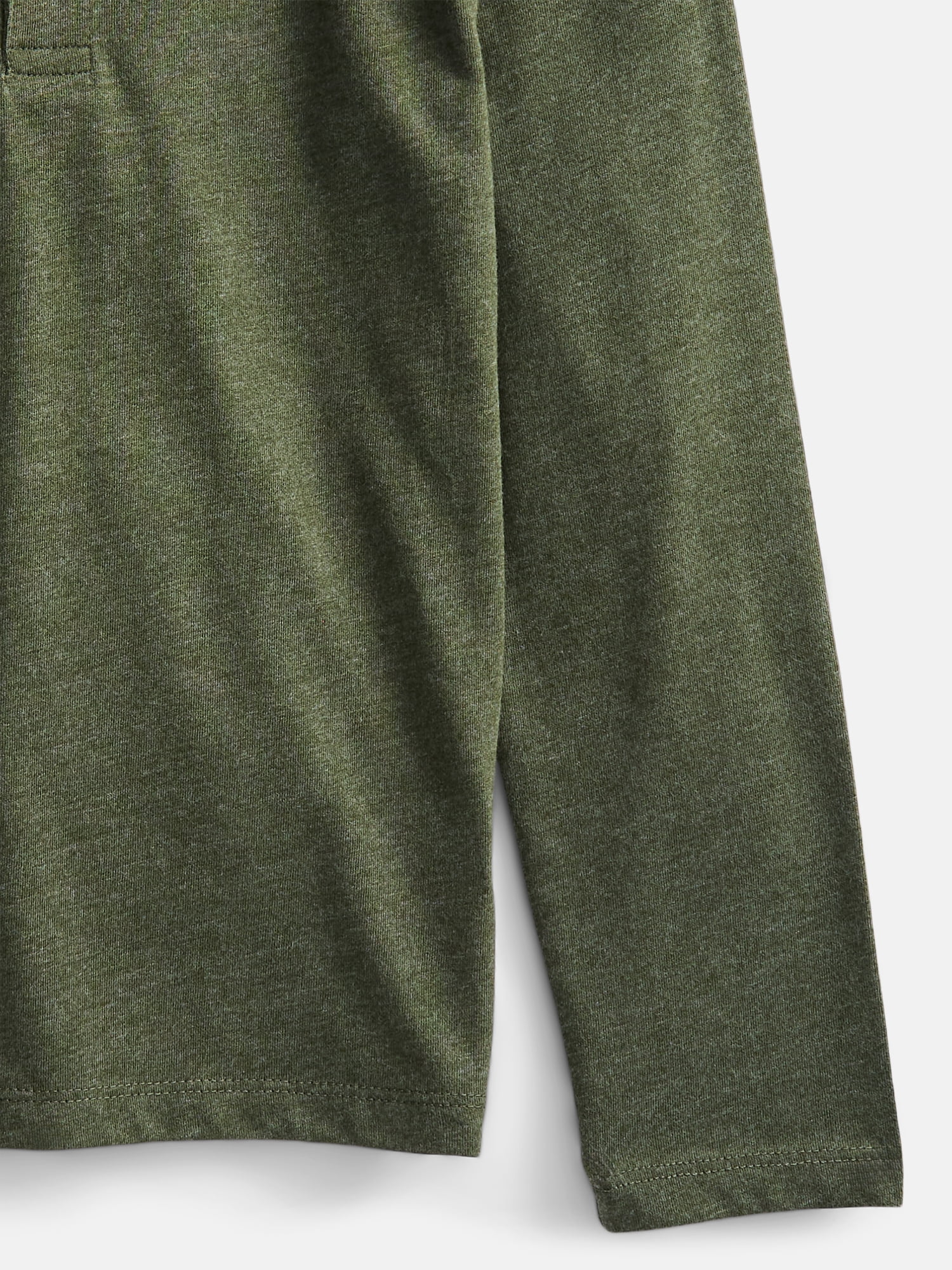Wonder Nation Boys Henley Shirt with Long Sleeves, Sizes 4-18