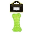 thumbnail image 3 of Hyper Pet Dura-Squeaks Durable Non-Toxic TPR Bouncing Super Squeaky Dog Toy, Bone, Green, 3 of 4