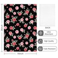 thumbnail image 2 of 4 Pcs Pioneer Flower Floral Print Pattern Kitchen Towels, Funny Microfiber Dish Towel Set, 18" X 26" Tea Towels, 2 of 6