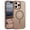 Brown, variant on for iPhone 16 Pro Max Case Super Magnetic [Compatible with MagSafe] Metal Frame Protective Translucent Matte Smooth Phone Case for iPhone 16 Pro Max 6.9'', Desert