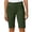 Green, variant on Womens Shorts,Bermuda Shorts for Women Elastic High Waisted Solid Color Summer Casual Straight Leg Knee Length with Pockets