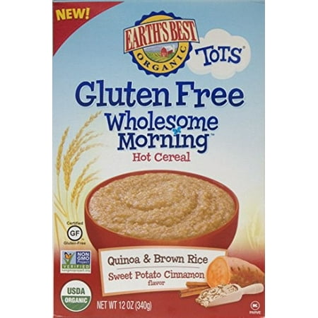 UPC 023923900424 product image for Earth's Best Organic Tots Gluten Free Wholesome Morning Hot Cereal, Quinoa & Bro | upcitemdb.com