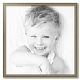 thumbnail image 2 of ArtToFrames 32" x 32" Aged White Gold Picture Frame, 32x32 inch Silver Wood Poster Frame (WOM-2036),  Pack, 2 of 7