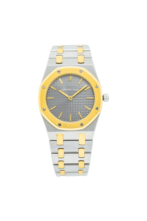 Pre-Owned Audemars Piguet Royal Oak 56303SA 18K/YG Two Tone Ladies Quartz Watch 33mm