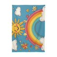 thumbnail image 6 of Yayeee Tablecloths for Rectangular Tables 54 x 72 inch Party Table Cover, Rainbow with Stars, 6 of 6