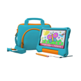 thumbnail image 1 of onn 8" Kids Tablet Bundle, Aqua (2024 Model) ,3GB+32 GB, Powered by Android 14, with Bonus Storage Bag, Screen Protector, Stylus, and Shoulder Strap, 1 of 11