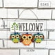 thumbnail image 2 of Bienvenida De Búho, Cartel De Puerta, Cartel Colgante De Pared Para Puerta Delantera, Decoración Del Hogar Speravity HA039904-01, 2 of 6