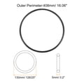 thumbnail image 2 of Uxcell 5pcs Correa Elástica Universal para Motor de Máquina de Coser 408mm 16" Perímetro 3/16" (5mm) de Grosor, 2 of 5