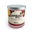 thumbnail image 2 of Sandalwood Rose Scented Natural Soy Candle, Essential Fragrance Oils, 100% Soy, Phthalate & Paraben Free, Clean Burning, 9 Oz., 2 of 5