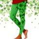 thumbnail image 1 of MKLEKYY Leggings deportivos para mujer, con estampado del Día de San Patricio, para yoga, entrenamiento y fitness., 1 of 3