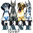 thumbnail image 3 of CafePress - Great Dane Lover Pajamas - Women's Light Pajamas, 3 of 4