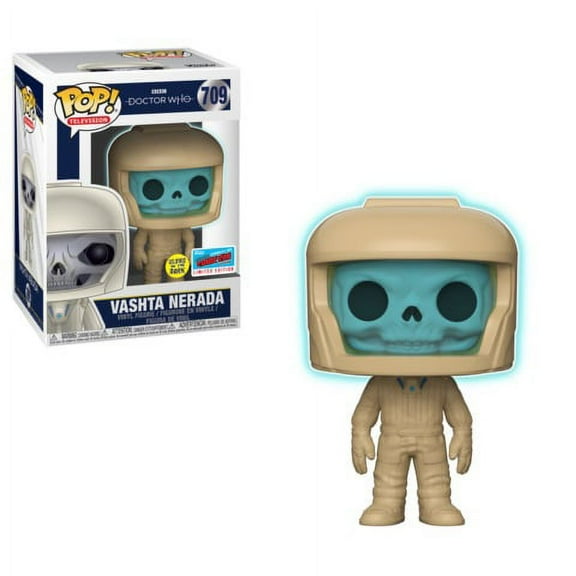 Funko POP! Doctor Who Vashta Nerada #709 GITD NYCC 2018 Limited Edition Sticker Exclusive