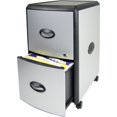 thumbnail image 2 of Storex 2-Drawer Mobile File Cabinet with Lock, Metal Accent Panels, 2 of 2