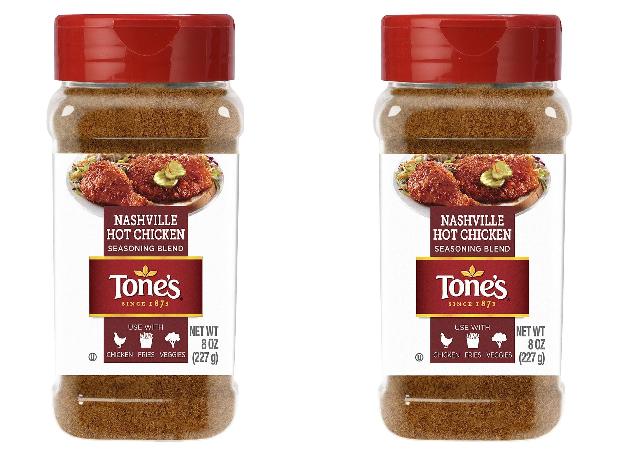 Tone's Nashville Hot Chicken Seasoning Blend 8 oz. (2Pack)