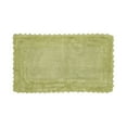 thumbnail image 3 of Better Trends 24" x 40" Bathroom Rug – 100% Cotton, Extra Soft Tufted Reversible Bath Mat, Water-Absorbent, Machine Washable (Sage) Lilly Crochet Collection, 3 of 7