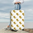 thumbnail image 7 of Gukieu Leopard Print Print Suitcase Protective Cover, Elastic Zipper Buckle Suitcase Protective Cover, Suitable for Travel, Business Trip-X-Large, 7 of 7