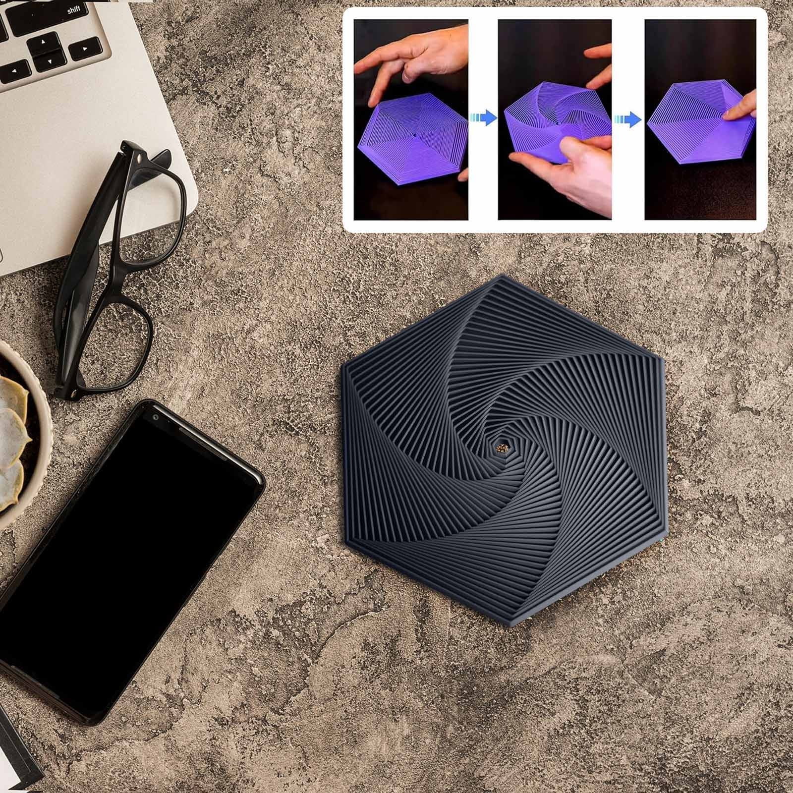 Tangdudu 13 cm Fractal Fidget Hexagon, Impression 3D Hexagon Fidget Toy