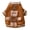 A, variant on YIFAEUX Cartoon Bear Dog Cardigan Warm Pets Autumn Winter Coat Puppy Vest Cute Poodle Outfit with D-ring for Small Medium Dogs Cat Girl Boy
