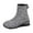 Grey, variant on Fashionable Solid Color Suede Side Zipper Ankle Boots Comfortable Warm Winter Booties for Casual Outdoor Footwear