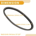 thumbnail image 4 of Correa de transmisión Unique Bargains No.2760109F51/2760109F60 V-Belt de motocicleta para Suzuki para LTA500 para Vinson para 4WD 2002-2007, 4 of 7