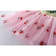 thumbnail image 5 of Embroidery Tulle Tutu Skirt With Heart Cherry Pineapple For Girls 1 10 Years, 5 of 5