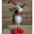 thumbnail image 2 of 28.5" Red and Green Plaid 2 Leg Standing Deer, 2 of 3