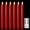 Christmas - Red 9.6", variant on Homemory Real Wax LED Flameless Taper Candles with Remote Timer, 9.6 Inches Ivory Fake Candlesticks, Dripless Battery Operated Window Candle with 3D Flickering Flame for Fireplace Xmas Halloween