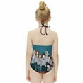 thumbnail image 4 of My Hero Academia Characters Children's One-piece Swimwear Halterneck Swimsuit Summer Beach Girl's Bathing Suits Breathable Beachwear, 4 of 7
