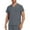 Dark Gray, variant on Mens Scrub Top Stretch V-Neck Nursing Uniform Top, Soft Workwear Scrub Solid Top with 3 Pockets, S-2XL