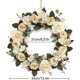 thumbnail image 4 of Anillo de corona de flores artificiales, colgante de campo para puerta, decoración de hojas redondas, soporte para puerta, accesorios colgantes, 4 of 4