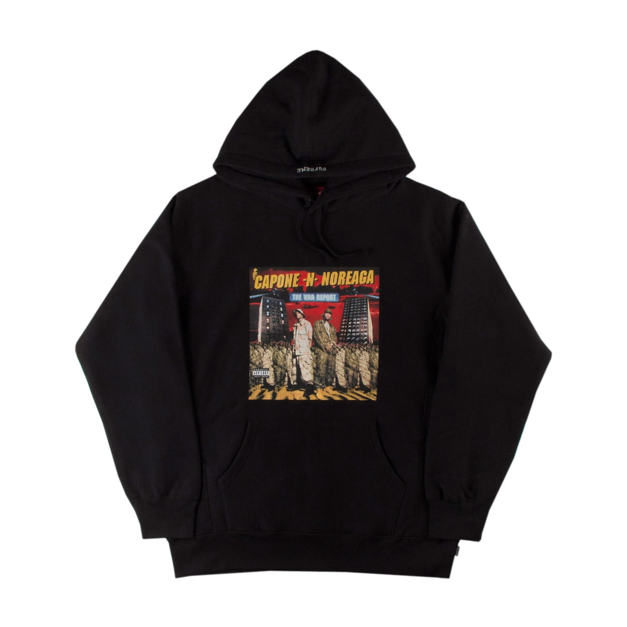supreme war report hoodie