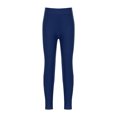 thumbnail image 5 of Hansber Girls 2-Pieces Gymnastics Outfits Dance Unitards Rhinestones Athletic Crop Top with Leggings Pants Set Navy Blue 8, 5 of 7