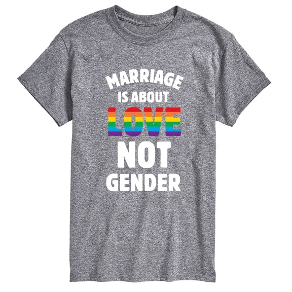 Instant Message - Marriage is About Love Short Sleeve Graphic T-Shirt