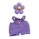 thumbnail image 1 of Mono con tirantes de pierna ancha Perfecl para muñecas de 5,91'' Violeta, 1 of 8
