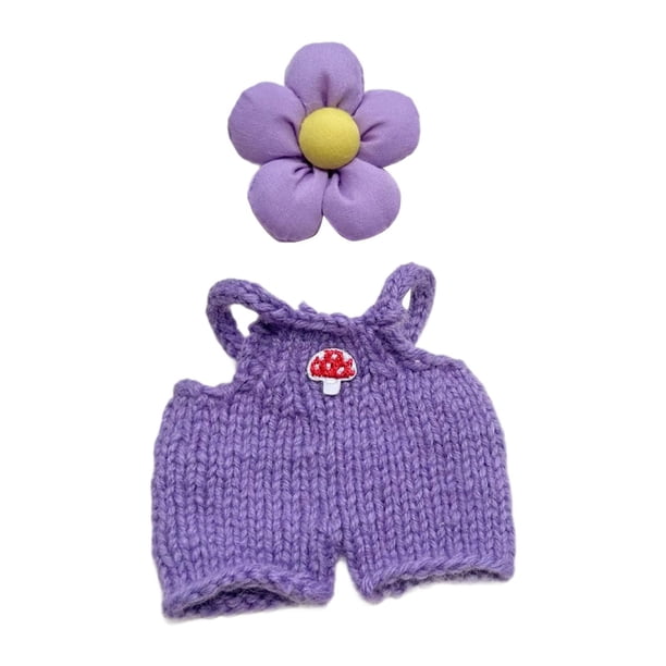 Mono con tirantes de pierna ancha Perfecl para muñecas de 5,91'' Violeta