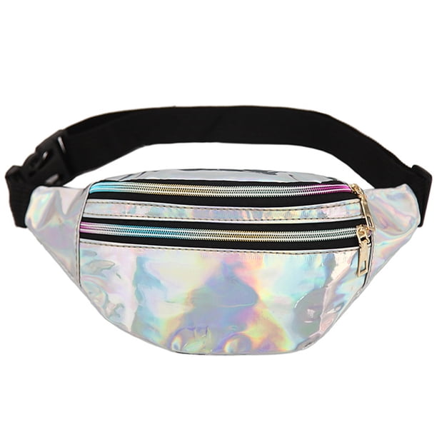 Frauen Tailentasche, Gürtelbeutel, metallisch wasseresistente Penner, 3 Fächer, Umhängetasche für Mädchen, Tasche, Handybeutel, Beutel für Reisen und Wandern Zhivalor WXOTTO-CWY-1986