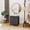 Gray, variant on ROSVOVO Nightstand with 2 Storage Drawers, 20" Height End Table Small Bed Side Furniture, Wooden Top Fabric Cabinet Kids Night Stand Mini Dresser for Bedroom, Closet, Entryway, College Dorm