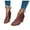 B-Red, variant on 2025 Women's Boots Ankle Boots Women Rain Boots Size 5 Stacked Heel Booties Fahsion Extra Wide Width Women's Boots Leather Short Boots