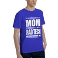 thumbnail image 2 of I'M A Mom And A Rad Tech Nothing Scares Me T-Shirt-Mother'S Day Gift Men'S Basic Short Sleeve T-Shirt Blue X-Large, 2 of 5