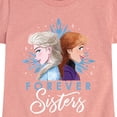 thumbnail image 3 of Frozen 2 - Forever Sisters - Toddler And Youth Girls Short Sleeve Graphic T-Shirt, 3 of 5