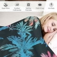 thumbnail image 3 of Chilfamy Summer Palm Trees Blanket All Seasons,Hawaiian Print Throw Blankets, Lightweight Flannel Blankets for Couch Bed Sofa Decoration, 3 of 6